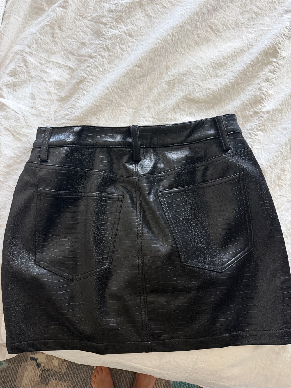 Favorite Daughter, python Mini Skirt - Picture 2 of 3